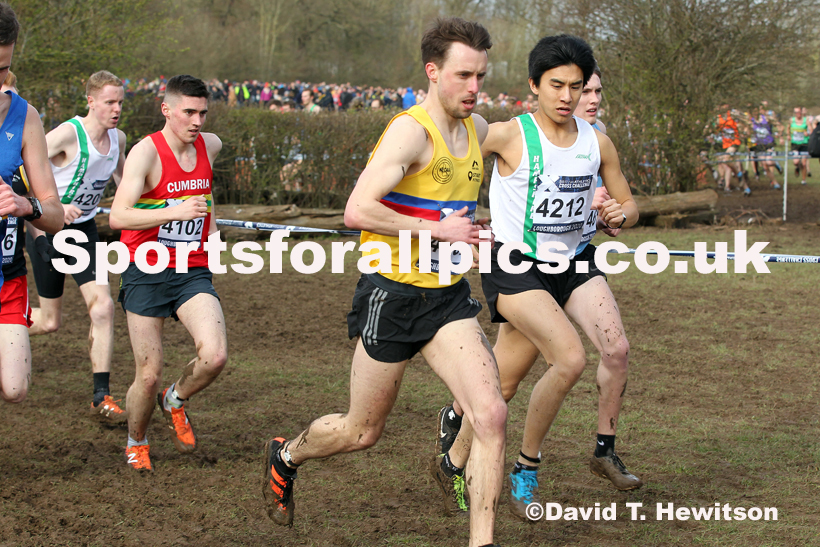 Senior men, 2020 British Athletics Inter Counties Cross Country Champs., Prestwold Hall, Loughborough. Photo: David T. Hewitson/Sports for All Pics